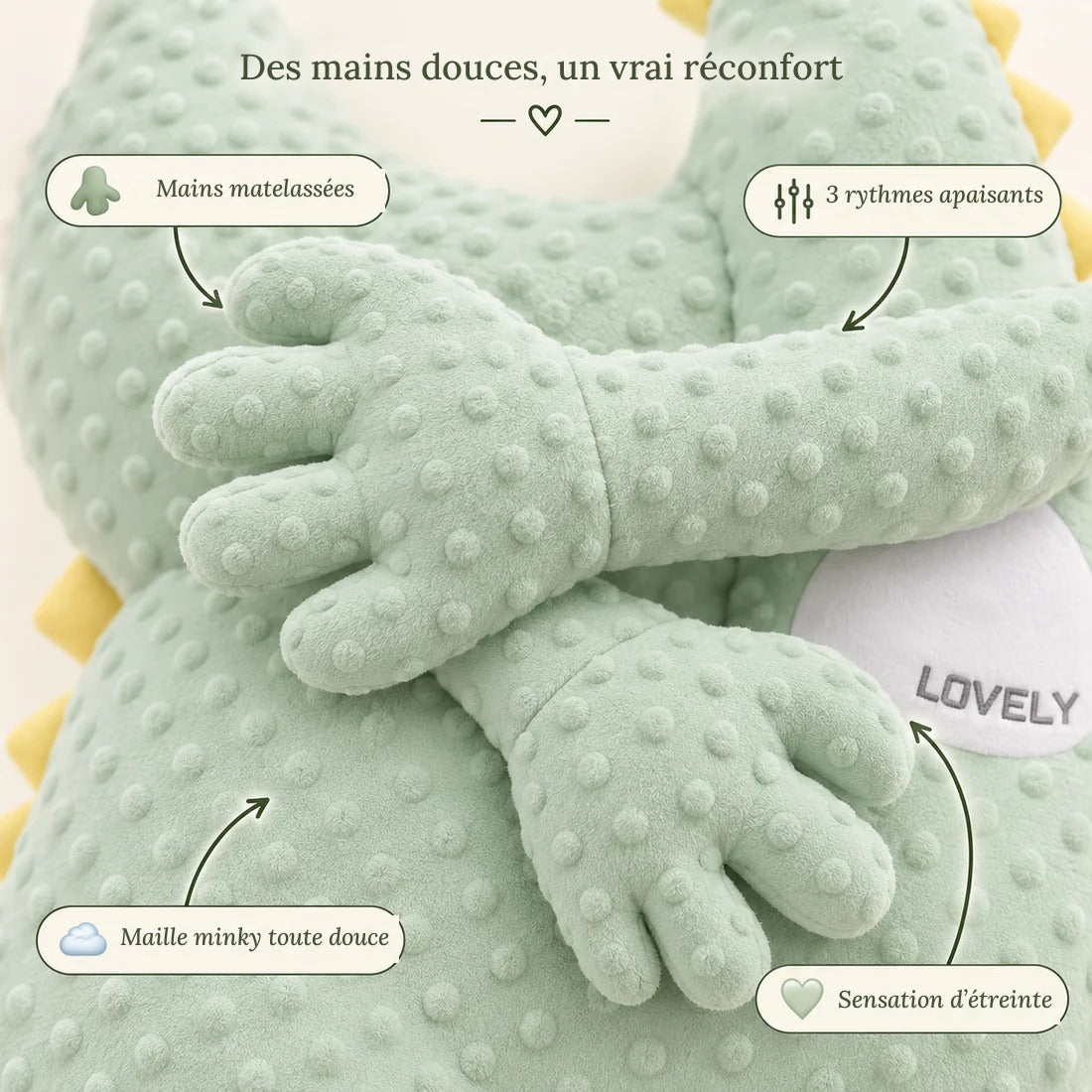 Doudou Bébé | Câlin Maternel Rassurant